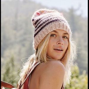 Free People Tullamore Stripe Knit Beanie